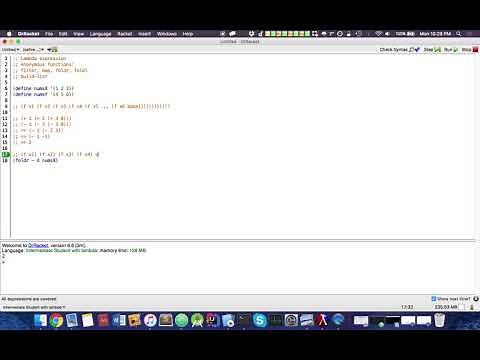 Functional Programming (Racket) Tutorial: Foldr
