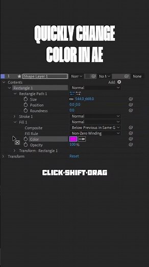 Quickly Change color in After Effects | Motion Design
