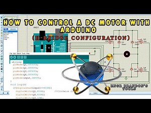 Mastering DC Motor Control with Arduino and H-Bridge on Proteus