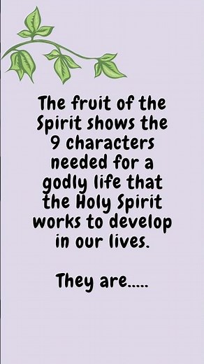 Fruit of the Spirit