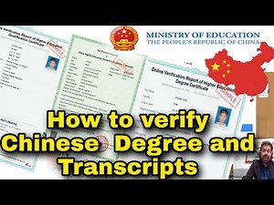 How to Verify Chinese Degree and Transcripts | Chinese degree Verification | CSSD and Chsi China