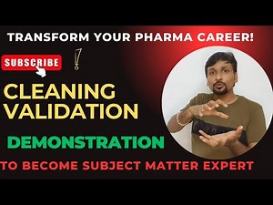 Cleaning Validation in Pharmaceuticals | Step-by-Step GMP Guide | QA & QC