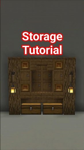 Best Storage Design Minecraft Tutorial!