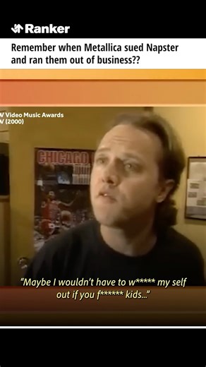 Metallica was infamous for this fiasco . . #metallica #larsulrich #napster | Weird History