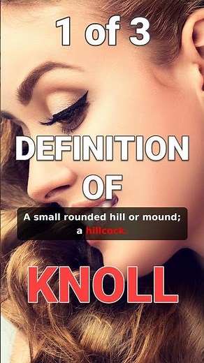 How to define "Knoll" after dark