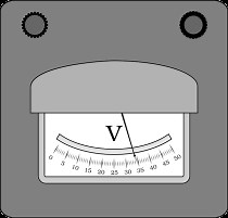 Digital voltmeter using pic microcontroller project and circuit