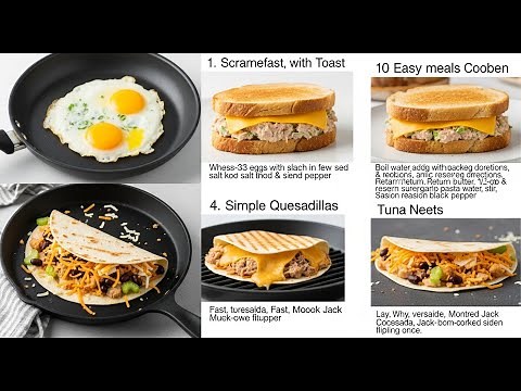 10 Easy Meals For Beginners That You Can Start Cooking Today!