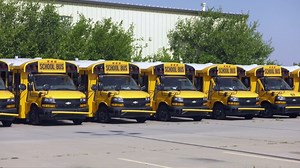 7.8K views · 156 reactions | First Student is adding several new buses to their fleet equipped with enhanced safety features to serve Wichita students this fall. | Wichita Public Schools | Facebook