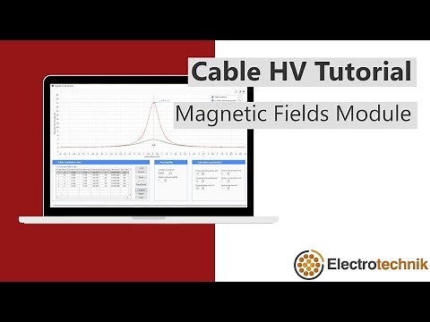Magnetic Fields Calculations | Cable HV Software Tutorial