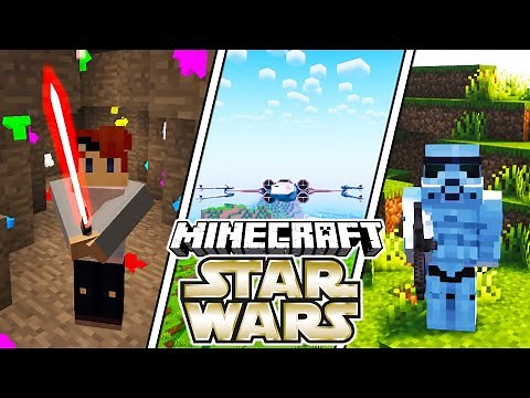 The BEST Star Wars Mods in Minecraft | Galaxies Mod vs Advanced Lightsabers Mod
