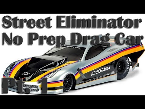 Building a Street Eliminator No Prep RC Drag Car from a TLR 22SCT - Pt. 1