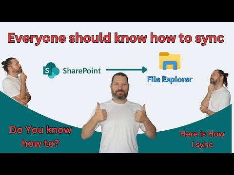 How to sync Sharepoint to my computer