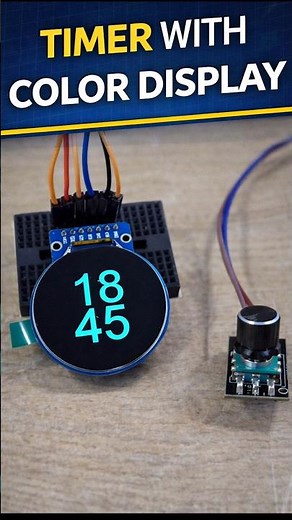 ESP32 Graphic Timer with Color Display & Rotary Encoder | DIY Project