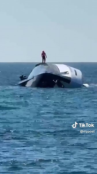 A luxury yacht worth nearly $1 million plunged into the waters off the shore of Turkey just 15 minutes after its maiden voyage as panicked passengers and crew jumped overboard. The owner, captain and two crew members jumped overboard and safely swam to shore without injury, and the Coast Guard and port teams responded to set up a security perimeter around the flailing watercraft.