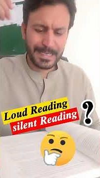 How to Do Reading? | Reading Tips | Mastering Reading Techniques: Loud Reading vs. Silent Reading
