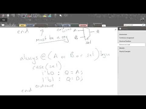 Verilog: Behavioural Code