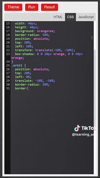 Atom Animation Techniques Using HTML and CSS