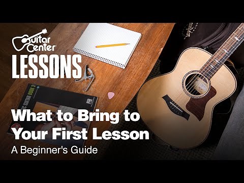 What to Bring to Your First Acoustic Guitar Lesson | A Beginner's Guide