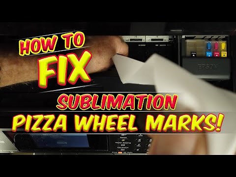 How To Fix Sublimation Pizza Wheel Marks!