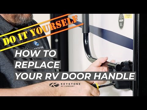 How to replace your RV Entry Door Grab Handle - Do It Yourself!