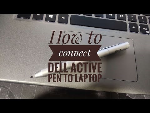 How to connect Dell Active pen to laptop | Dell Active pen |