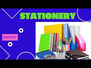 Stationery| CSEC EDPM