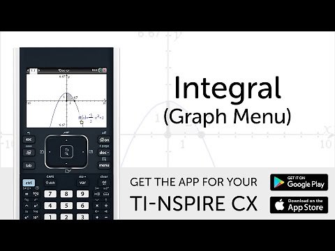 Integral (Graph) - Manual for TI-Nspire CX Calculator