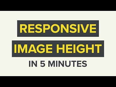 Responsive Image Height CSS Tutorial