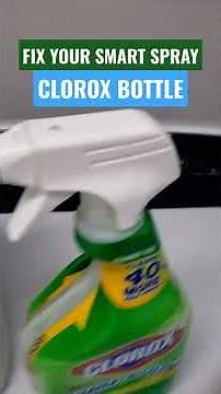 How to make your Clorox spray bottle spray again.