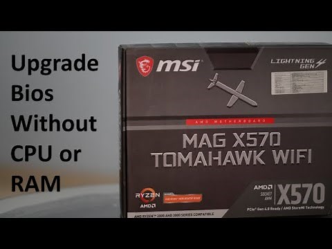Bios Upgrade for MSI Tomahawk x570
