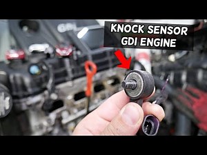 HYUNDAI KIA 2.4 GDI KNOCK SENSOR REPLACEMENT LOCATION