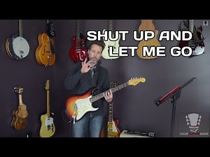 Shut Up and Let Me Go by The Ting Tings Guitar Lesson
