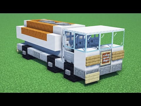 [Minecraft Tutorial] Tank truck / How To Build a Tank truck