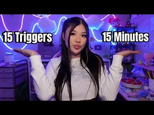 ASMR | 15 Triggers in 15 Minutes 💤(Tingly Trigger Assortment For Sleep 😴)