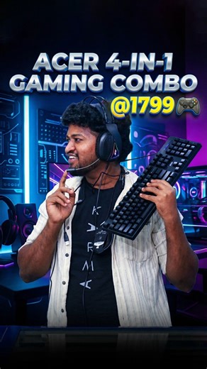 TN Computers on Instagram: "🔥 Acer 4-in-1 RGB Gaming Combo @₹1799! 😱 Budget-la full gaming setup thedureengala? 💥 Acer 4-in-1 RGB Gaming Combo la RGB Keyboard, RGB Mouse, RGB Gaming Headset & Mouse Pad ellame just ₹1799-ku! 😍 Beginners-kum, casual gamers-kum perfect choice. RGB looks, comfortable grip & solid gaming feel — ellaam oru combo-la! 🔥 Low budget-la maximum value venumna, indha Acer gaming combo miss panna vendam! 🚀 📞 7429667788 📍 No: 126 B, Vanniar Street, Bangaru Colony, KK N