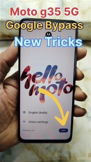 Moto g35 5G FRP Bypass Android 15 #frp #smartphone