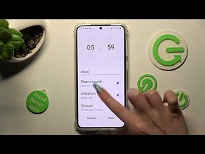 How to Set Up Alarm Clock on SAMSUNG GALAXY S23 PLUS – Schedule Alarms