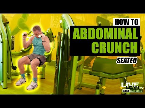 How To Use The SEATED ABDOMINAL CRUNCH MACHINE (Matrix) | Exercise Demonstration Video and Guide