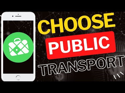 How to Choose Public Transport in Maps Me App