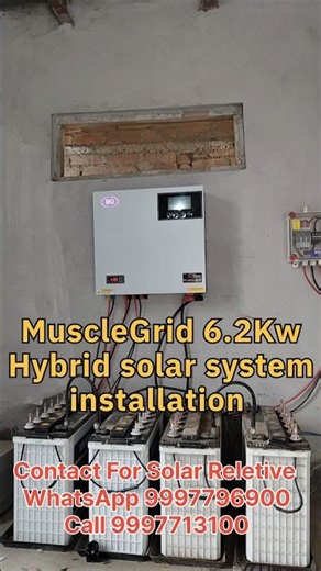 Muscle grid hybrid inverter | Musclegrid 6.2 kw hybrid solar system | gootu 6.2 kw hybrid inverter