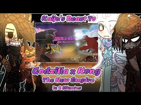 Kaiju's React To Godzilla x Kong: The New Empire In 2 Minutes | By ‪@slick4785‬ | The Life Of Cally