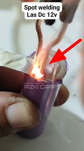996K views · 6.8K reactions | ideas for making 12V and bandic spot welding #reel #tutorial #idea | Rizki Craft | Facebook
