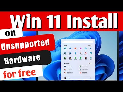 how to install windows 11(official) on unsupported hardware or pc | Tutorial Inside