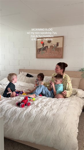 Morning Vlog with My Non-Verbal Child and Toddlers