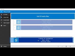 Combine/Merge Audio Files