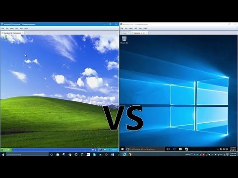 Comparing Windows 10 to Windows XP