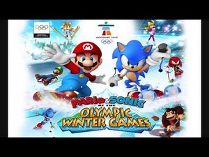 Mario & Sonic at the Olympic Winter Games (DS) - Supersonic Downhill