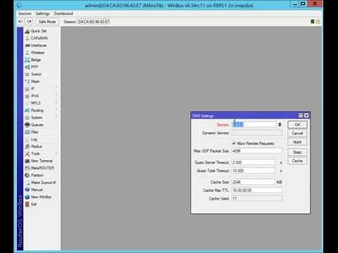 Step by Step Configure Mikrotik Router as a switch