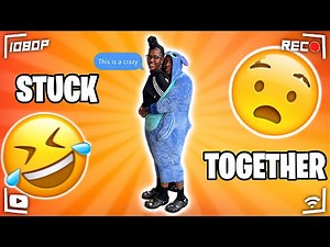 Couples stuck together challenge **hilarious**