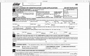 CA DMV Form DL-44 ≡ Fill Out Printable PDF Forms Online